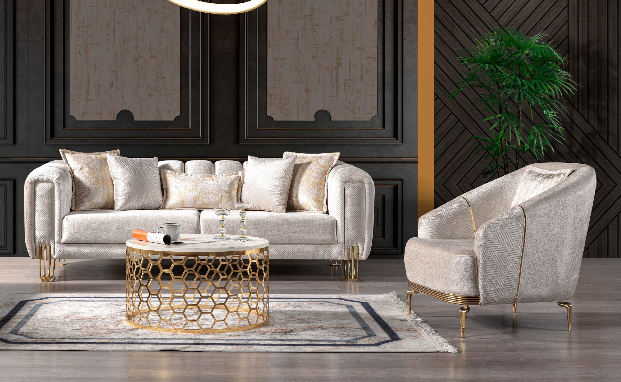 Almira G1100 Sofa and Armchair